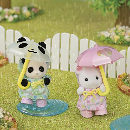 Epoch Sylvanian Families Rainy Day Baby Set Toy Dollhouse S-74 ST Mark Certified