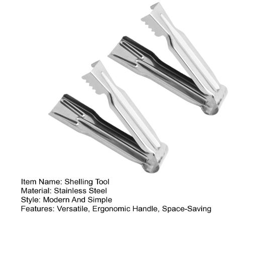Crawfish Peeler Tool Stainless Steel Serrated Crawfish Shell Opener Easy Shelling Crawfish Shrimp Crab Lobster Ergonomic Seafood Shell Remover