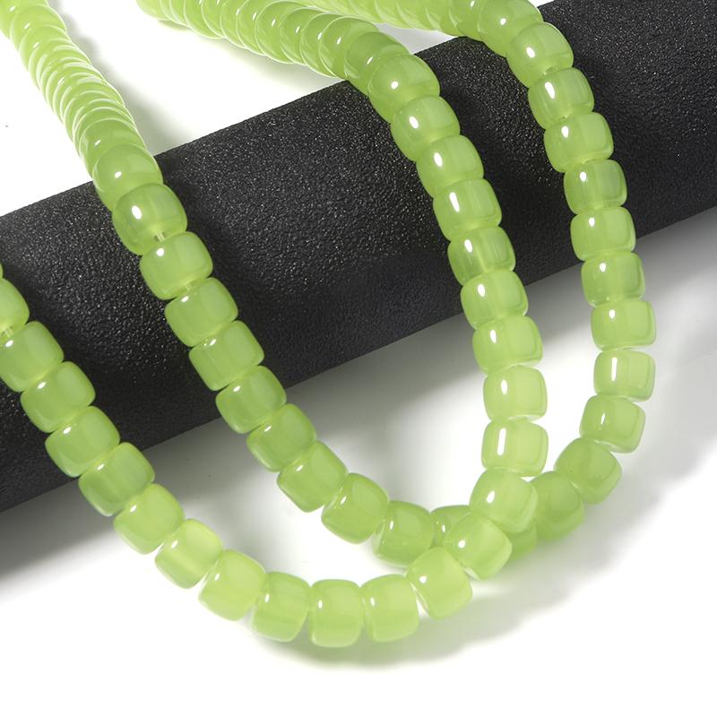 1 Strad 8x6mm Crystal Glass Beads Cylindrical Loose Spacer Beads For Jewelry Making Diy Bracelet Necklace Jewelry Accessories