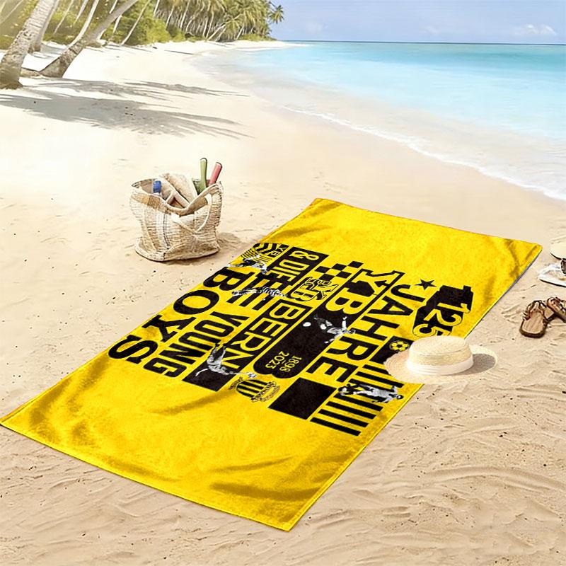 Young Boys Print Beach Towel, Large Soft Quick Dry Towel for Beach Camping Swimming