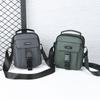 Borsa a tracolla impermeabile da uomo, borsa a tracolla verticale leggera, piccola borsa