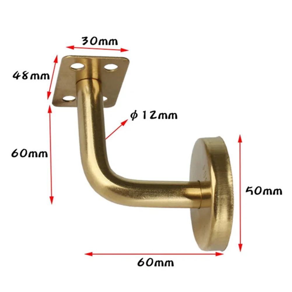 Stair Handrail Brackets Stainless Steel Wall Handrail Bracket Bannister Support Stair Rail Bracket Hardware Staircase Accessorie
