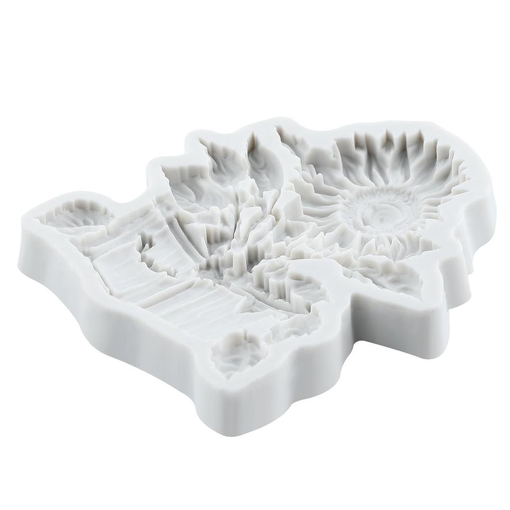 Sunflower Silicone Molds Sunflower Fondant Mold Cake Decorating Tools Cupcake Topper Candy Chocolate Gumpaste Mold