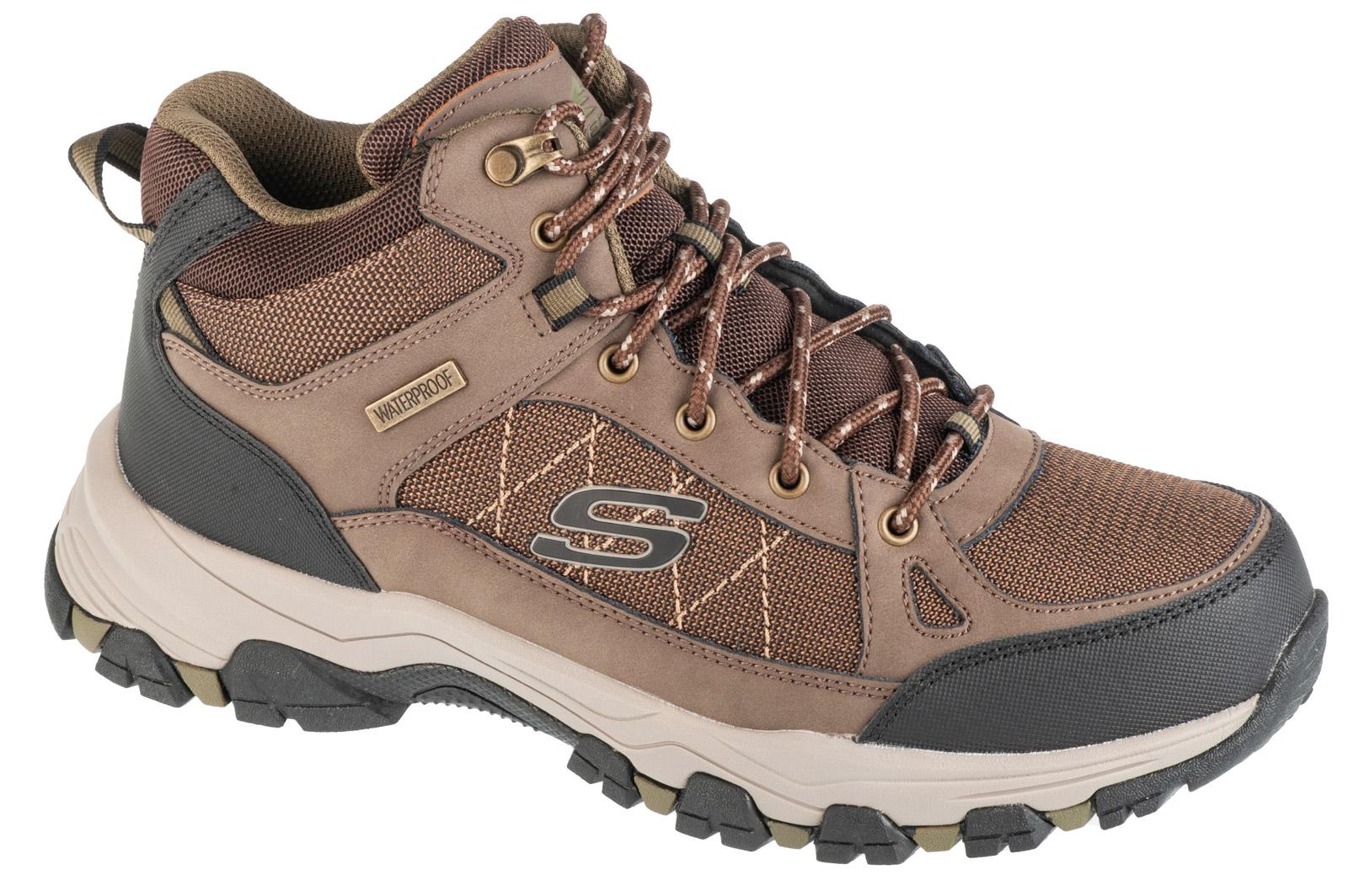 Skechers Selmen - Melano, Scarpe da trekking marroni da uomo 45 marrone