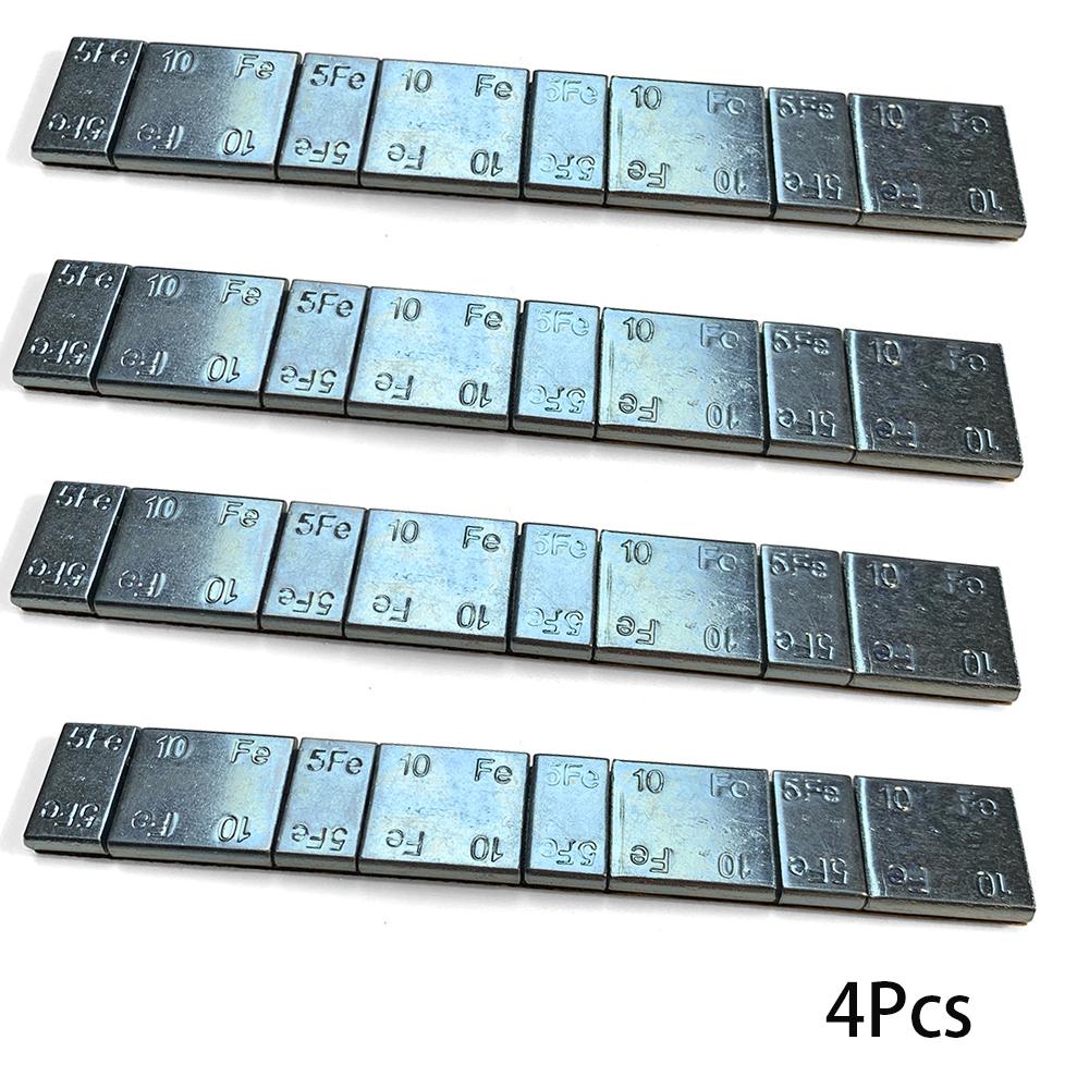 

4/8Pcs 60g 5g/10g Adhesive Iron Car Tire Balance Weight Bar Tyre Wheel Balance Weights for Motorcycle Auto Wheel Balancer Kit