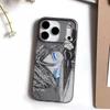 Phone Case For Iphone 17 Air 16 15 Plus 14 13 12 11 Pro Max Protective Male Animation With Blue Eyes Luxury Durable Clear Funda