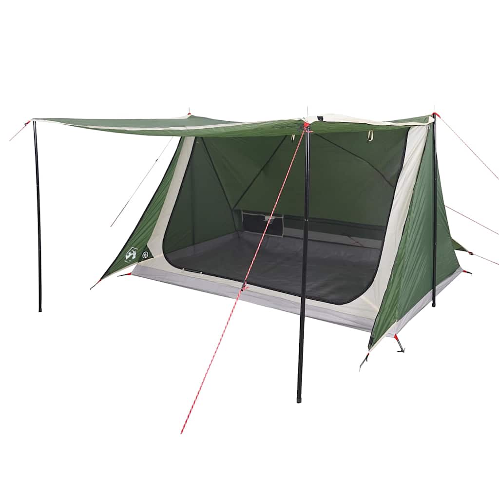 2 Person Camping Tent Green Waterproof