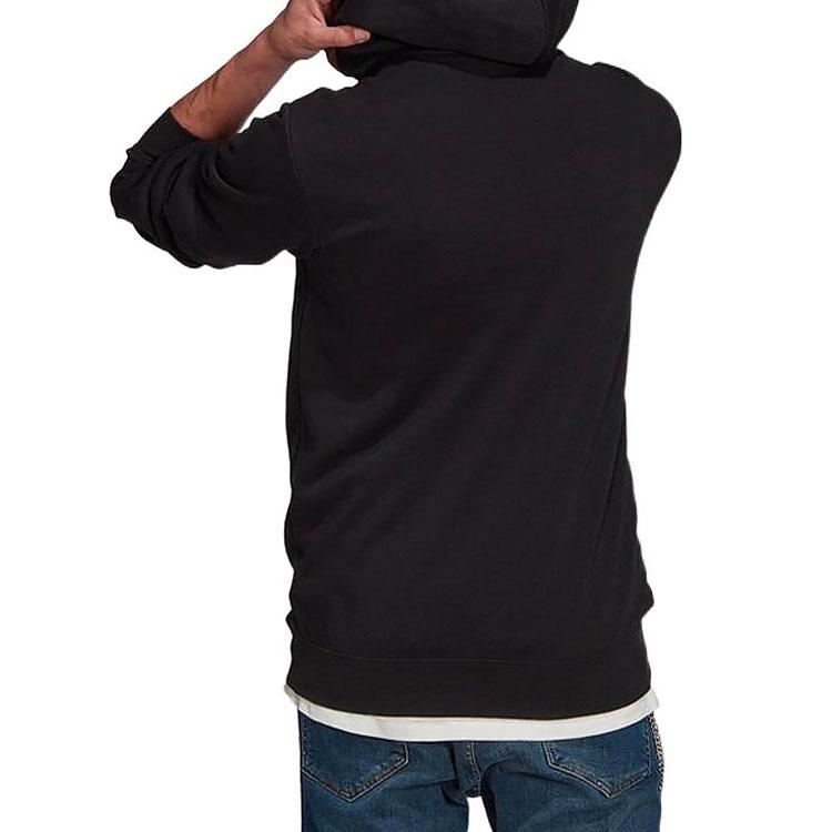 adidas Manchester United Football Series Printed Hoodie Men Tops Black GR3893