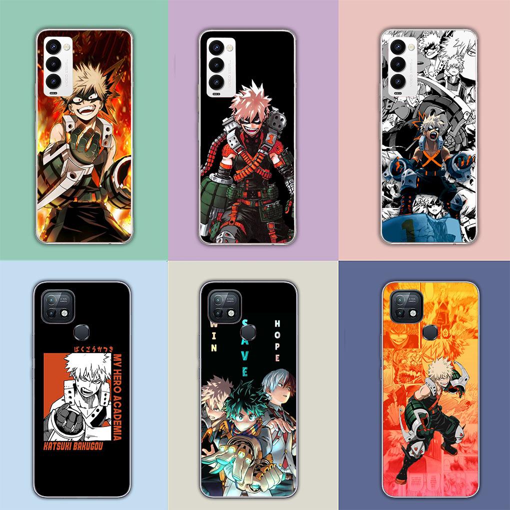 My Hero Academia Katsuki Bakugo BNHA Phone Cover for Motorola Moto Edge 40 50 Pro 30 Neo 20 Ultra One Fusion E22 E40 E30 Case