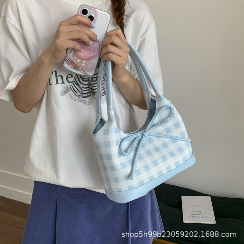 Summer underarm commuter big bag women's new fashion simple casual bag high value tote bag