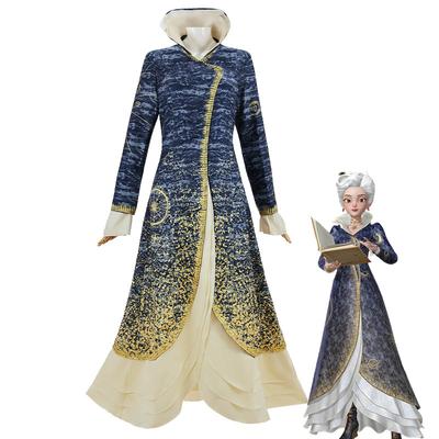 Adult Madame Cosplay Morrible Costume Dress Movie Wicked Roleplay Clothing Outfits Halloween Carnival Party Costume For Woman