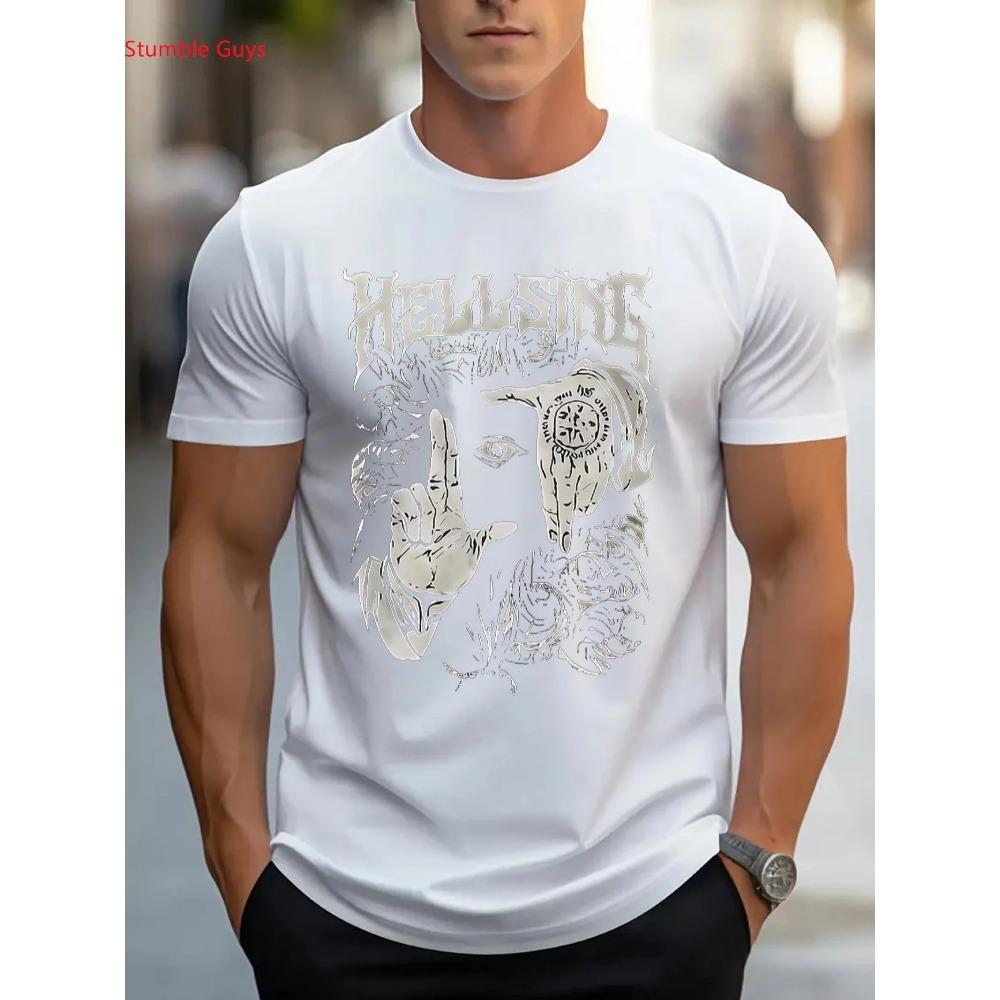Men s casual fashion sportswear T-shirt 2XS