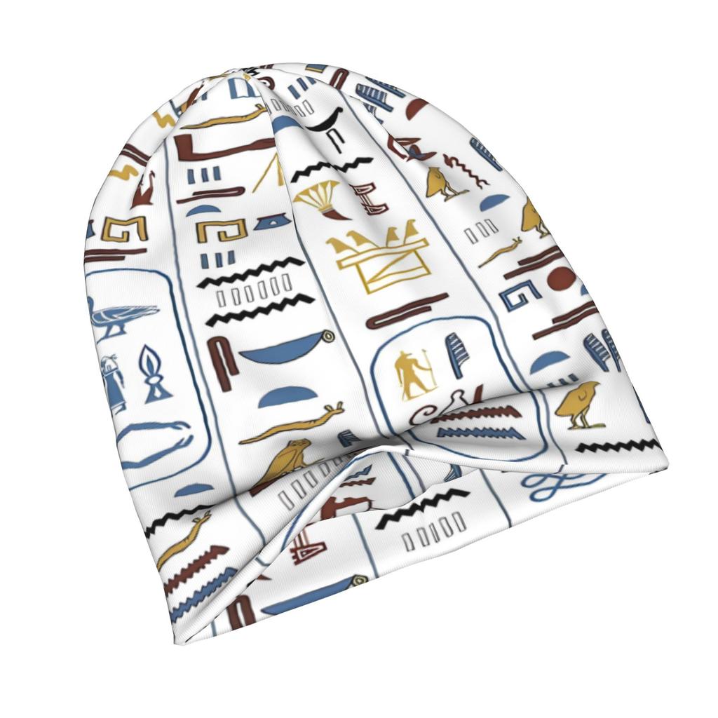 2D Flat Printing Pharaoh Adult Knit Beanie with Easy Modern Style Fits Effortlessly Into Seasonal Wardrobes And Pairs Well with Jackets Or Casual Look
