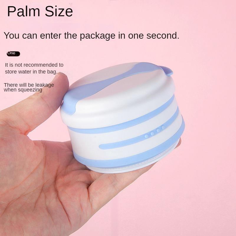 Skladací pohár zo silikagélu Cestovný hrnček na kávu Študentský prenosný pohár na vodu Silikónová fľaša na vodu Pohár na vyplachovanie úst Môže pojať horúcu vodu