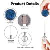 2026 Retractable Nurse Badge Reel Doctor Student Teacher ID Card Holder Keychains Lanyard Glitter New Design 1 Piece Metal