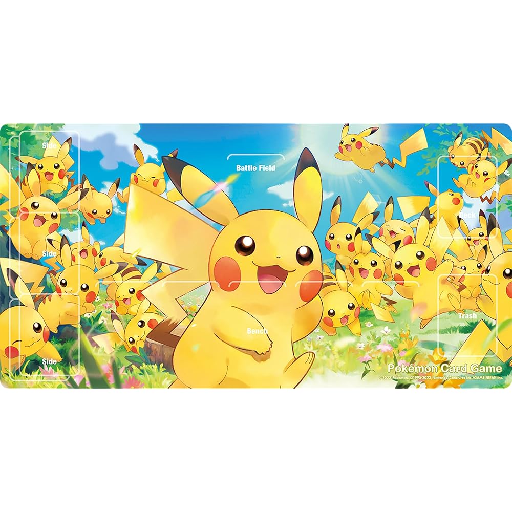 Pokemon Rubber Playmat Pikachu Collection Gaming Accessory