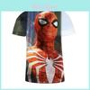 Camiseta do Homem-Aranha da Marvel Para Homens Com Manga Curta Premium e Design Atemporal