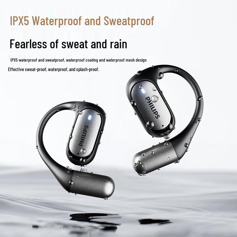 Philips TAT3719 Wireless Bluetooth Ear-Clip Headphones