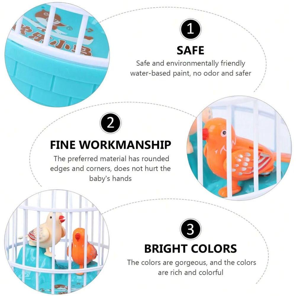 Realistic Voice Talking Electric Bird Parrot Cage Simulation Bird Cage  Kids Toy