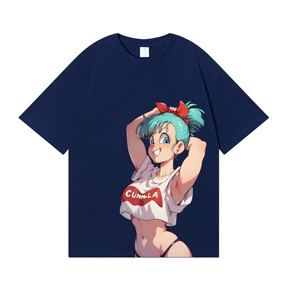 Dragon Ball Bulma Japanese Style Classic Tee High-quality Streetwear Men's Clothing Women Clothing 2026 Summer New T Shirt