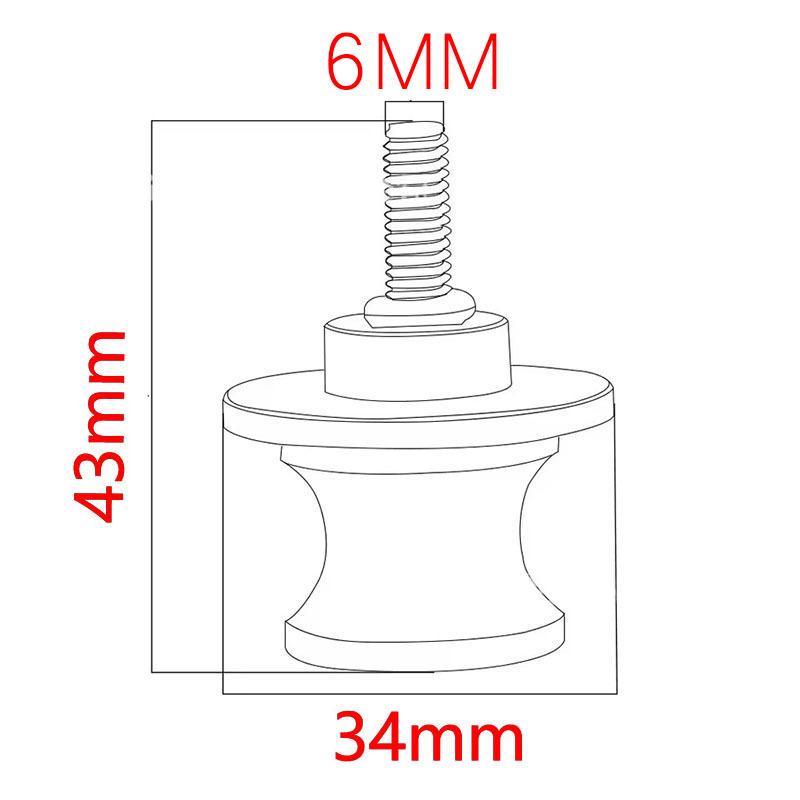 M8 High quality Motorcycle Accessories For Zontes G1 125 ZT125U ZT 125 U ZT 310R 310X ZT310R Swingarm Spools Slider Stand Screw