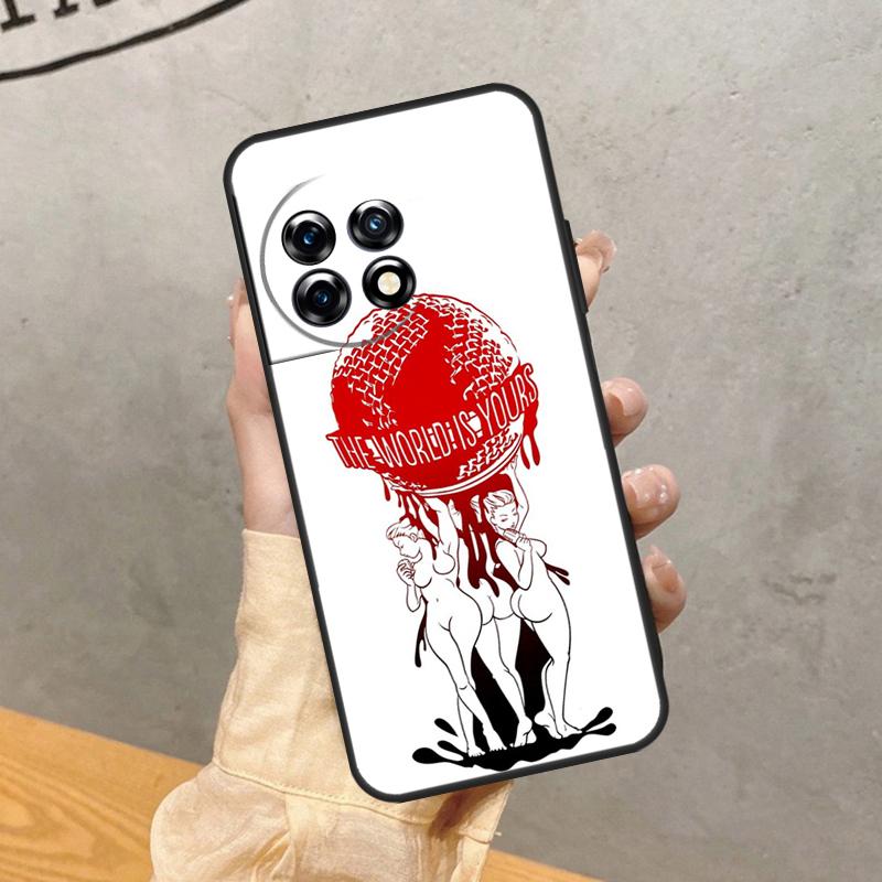 Scarfaces The World Is Yours Case For OnePlus 15 15R 13R 13 13T 12 12R 11 10 9 Pro 10T Nord 5 CE 4 2 3 Lite N20 N30 Cover