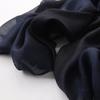 Dual-Use Gradient Mulberry Silk Scarf: Cotton, Linen & Silk Wrap for Women
