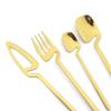16Pcs Purple 304 Stainless Steel Mirror Polished Tableware Cutlery Set Knives Fork Coffee Spoons Dinnerware Set Party Kitchen Silverware Set