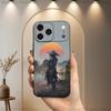 Samurai Art Bushido Phone Case For iPhone 17,16,15,14,13,12,11 Plus,Pro Max,XS,X,XR,SE,Mini,8,7,Soft Silicone Black Cover