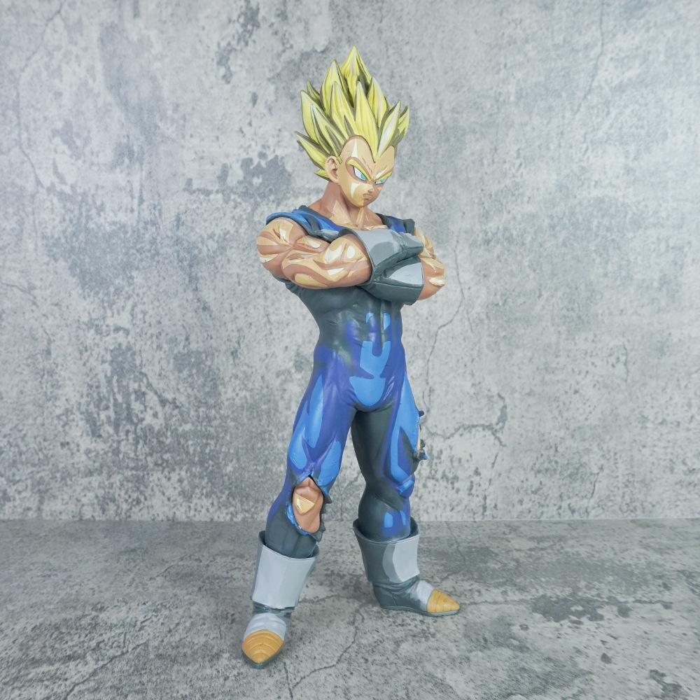 Nostalgic Classic Dragon Ball Figurine Super Saibeijita Demonized Standing Posture Comic Color Model Ornament Landscape Product