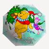 Winnie and Friends Themed Travel Umbrella-8 Ribs Automatic Opening and Closing, Portable Folding Design, Compact and Stylish Umbrella