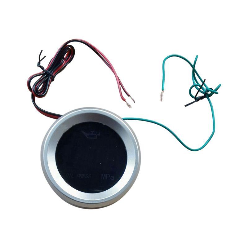 AC34-52Mm Oil Pressure Gauge Car Digital Meter LED Display Without Sensor Round Digital Oil Gauge как