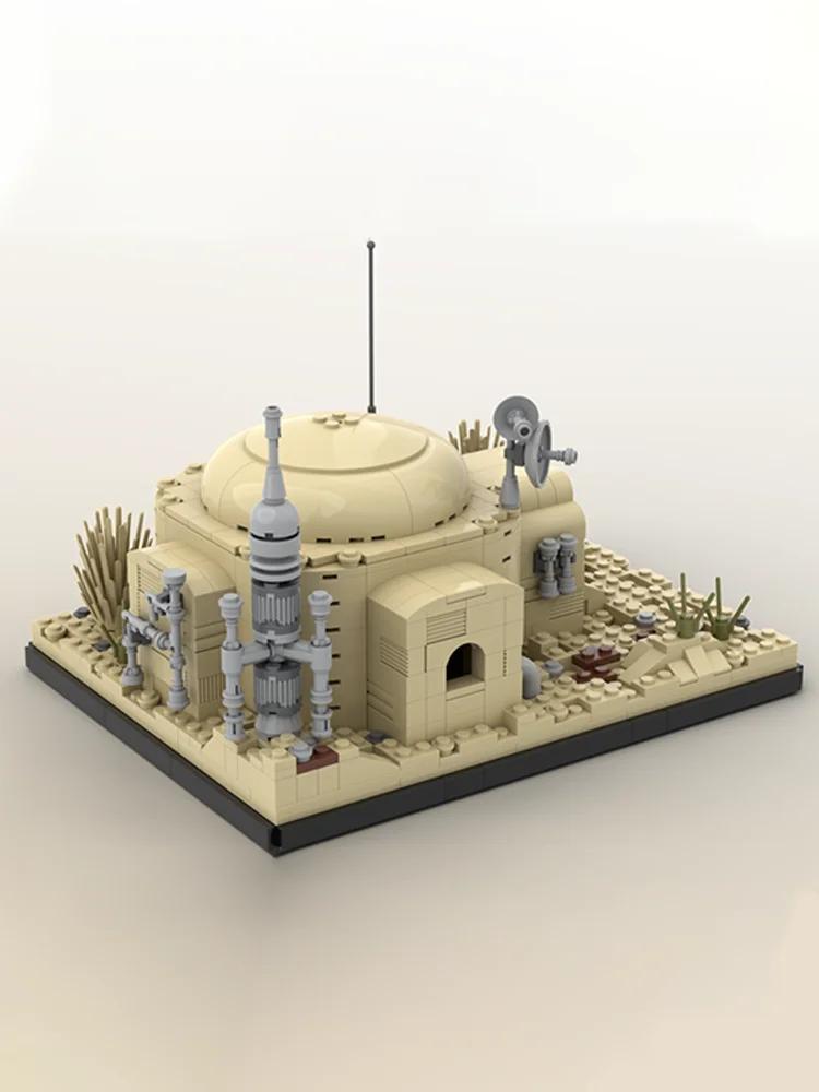 695PCS MOC Owen Lars' Home On Tatooine Building Blocks Educational Toy For Kids Creativity Development DIY Birthday Gift
