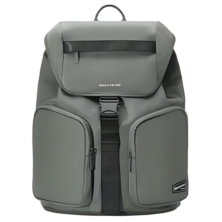 Skechers 19L Casual Simple Water-Resistant Large Capacity Fabric Backpack Unisex Backpack Herbal-Beige L325U063-02BV Herbal Beige
