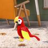 Cartoon Parrot Figure Toy Macaw Pillow Handmade Adorable Realistic for Year Gift Birthday