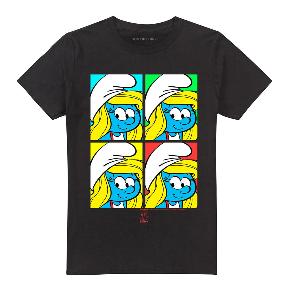 The Smurfs Unisex Adult Tiles T-Shirt