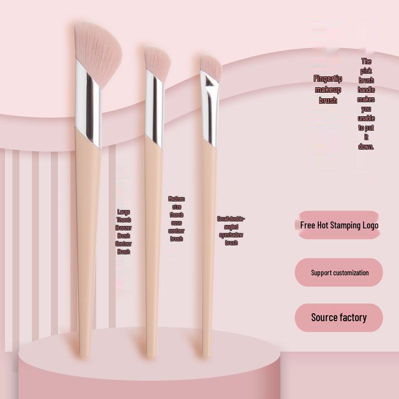 New Irregular Double-Angled Large Nose Shadow Brush 188# and Medium Nose Shadow Brushes 189#/199# by Manufacturer