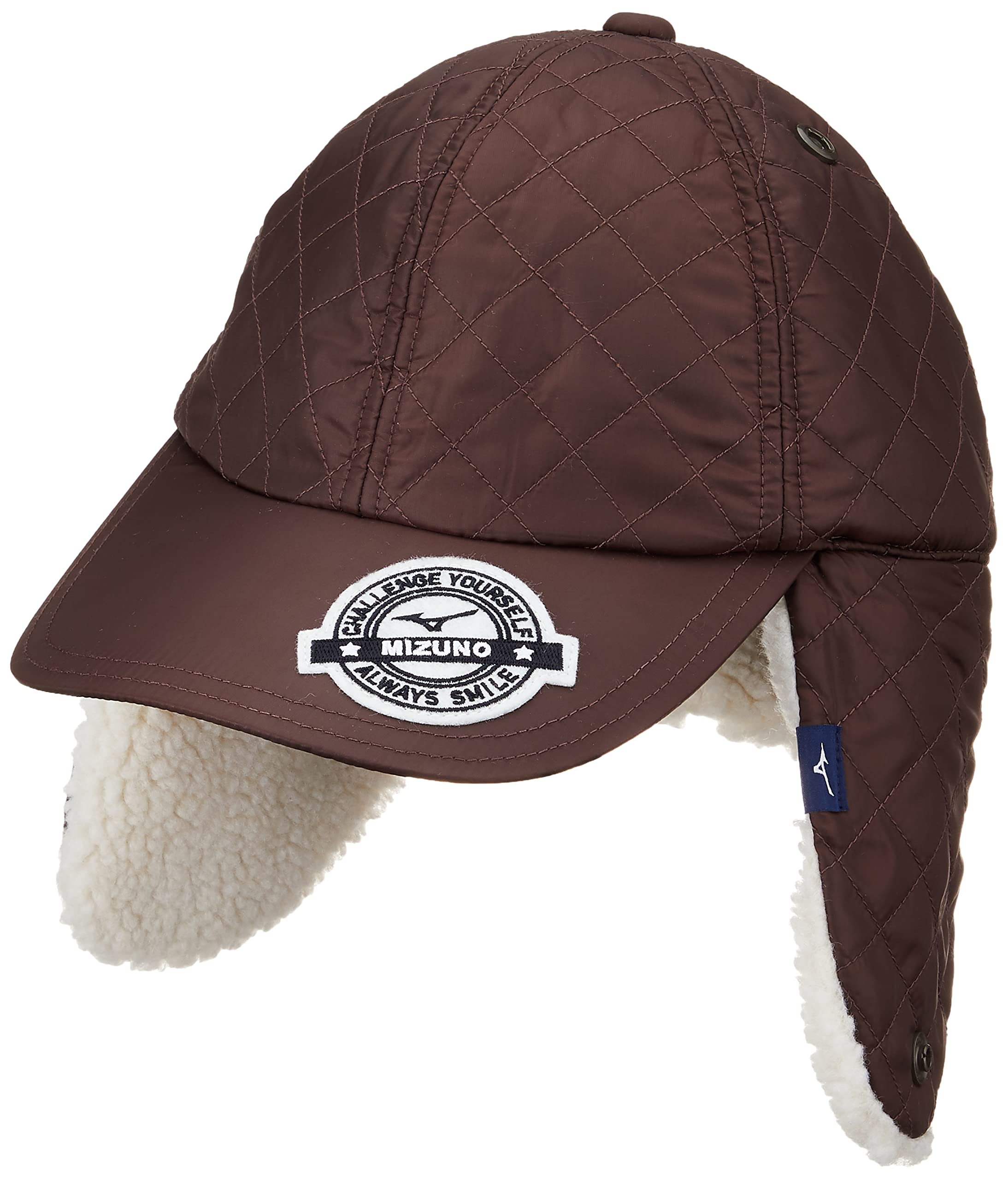 

Mizuno Breath Thermo Стеганая Гольф и Кепка размера E2MW1708, Влагоотводящий Материал, Генерирующий Тепло, Женская, Коричневая,
