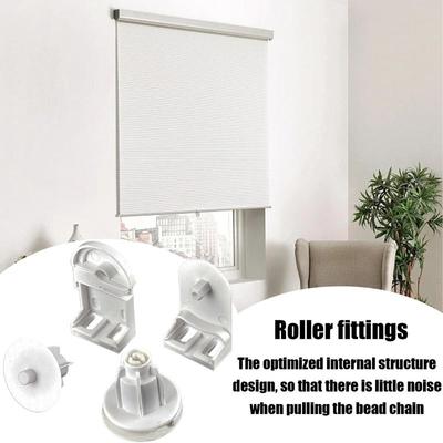 Curtains Roller Connector Fittings Rail Roller Ceiling Mounted Curtains Track Quiet Roller Blind Connector Convenient Track Rail