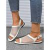 Plus Size Flat Back Strap Sandals