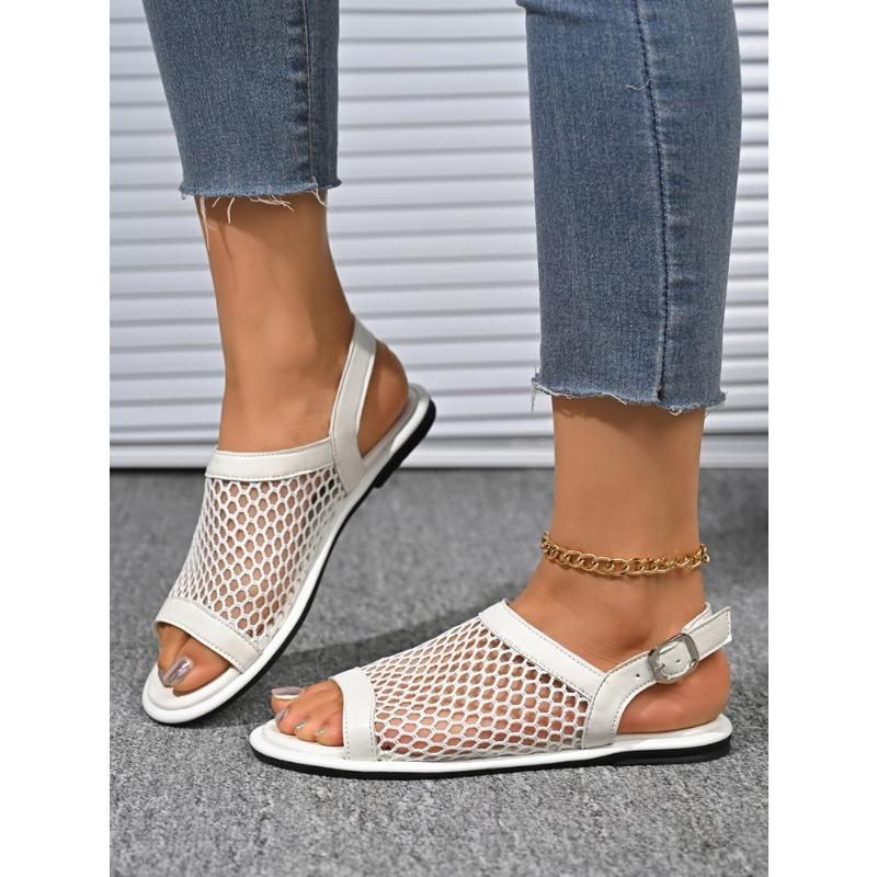 Plus Size Flat Back Strap Sandals