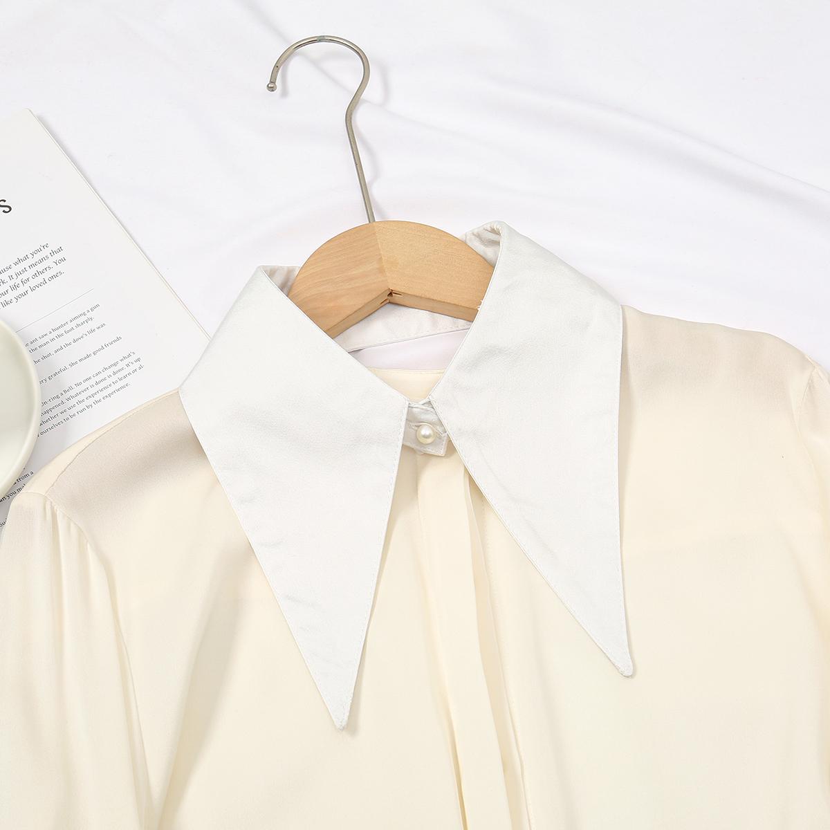 

Поддельный воротник однотонный женский съемный высокий воротник весенний простой водолазка дики для внутренней одежды