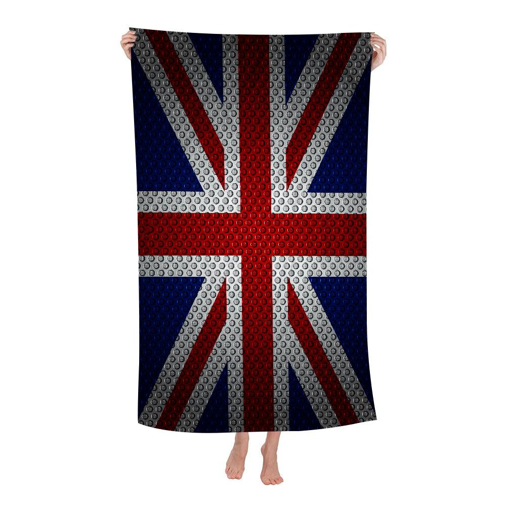 UK England Flagge Große Mikrofaser Strandtücher Schnelltrocknendes Handtuch Sandstrandtücher Poolhandtuch für Reisen Schwimmbad Yoga