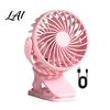 Nízkohlučný přenosný ventilátor s klipem, vestavěné noční světlo, nastavitelná 3 rychlostní, USB dobíjecí, stolní s 720° rotací, tichý, osobní