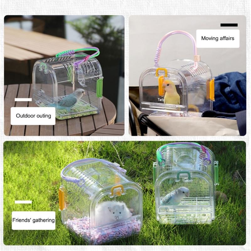 Outdoor Cats Backpacks Public Transport Pet Bag Large Detachable Cats Carriers for Transporting Parakeets and Finches