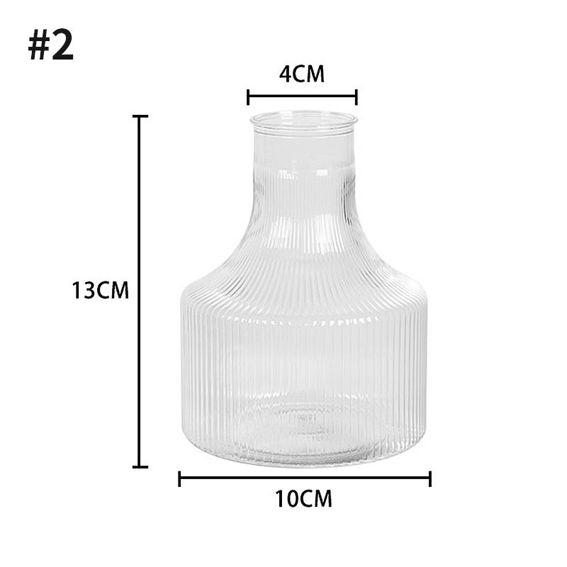 Mini Plastic Vase Modern Style Sample Transparent Vases Hydroponics Plant Flower Container Living Room Decor Table Ornaments