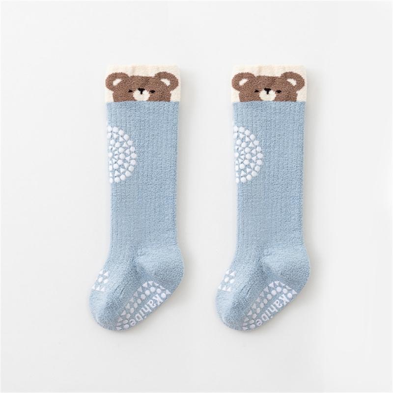 Winter Warm Toddler Long Socks Baby Knee Socks with Animal Pattern Infant Knee Stockings for Baby 0-3 Years