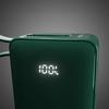 Powerbank 10000mAh USB-A USB-C Z Wyświetlaczem Wbudowanym Kablem USB-C 20W - Zielony