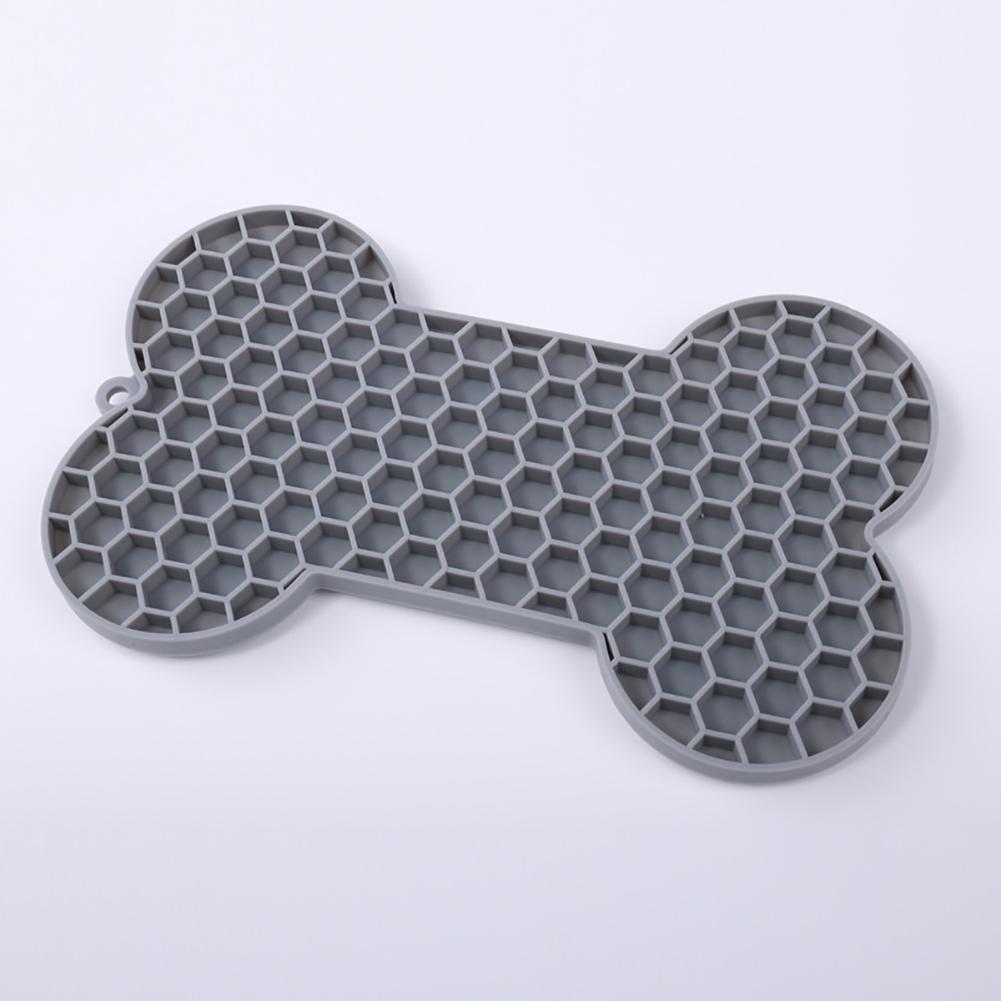 Silicone Pet Licking Pad With Suction Square Round Lick Mat Cat Dog Slow Food Bowl Dogs Slow Feeder Pet Supplies