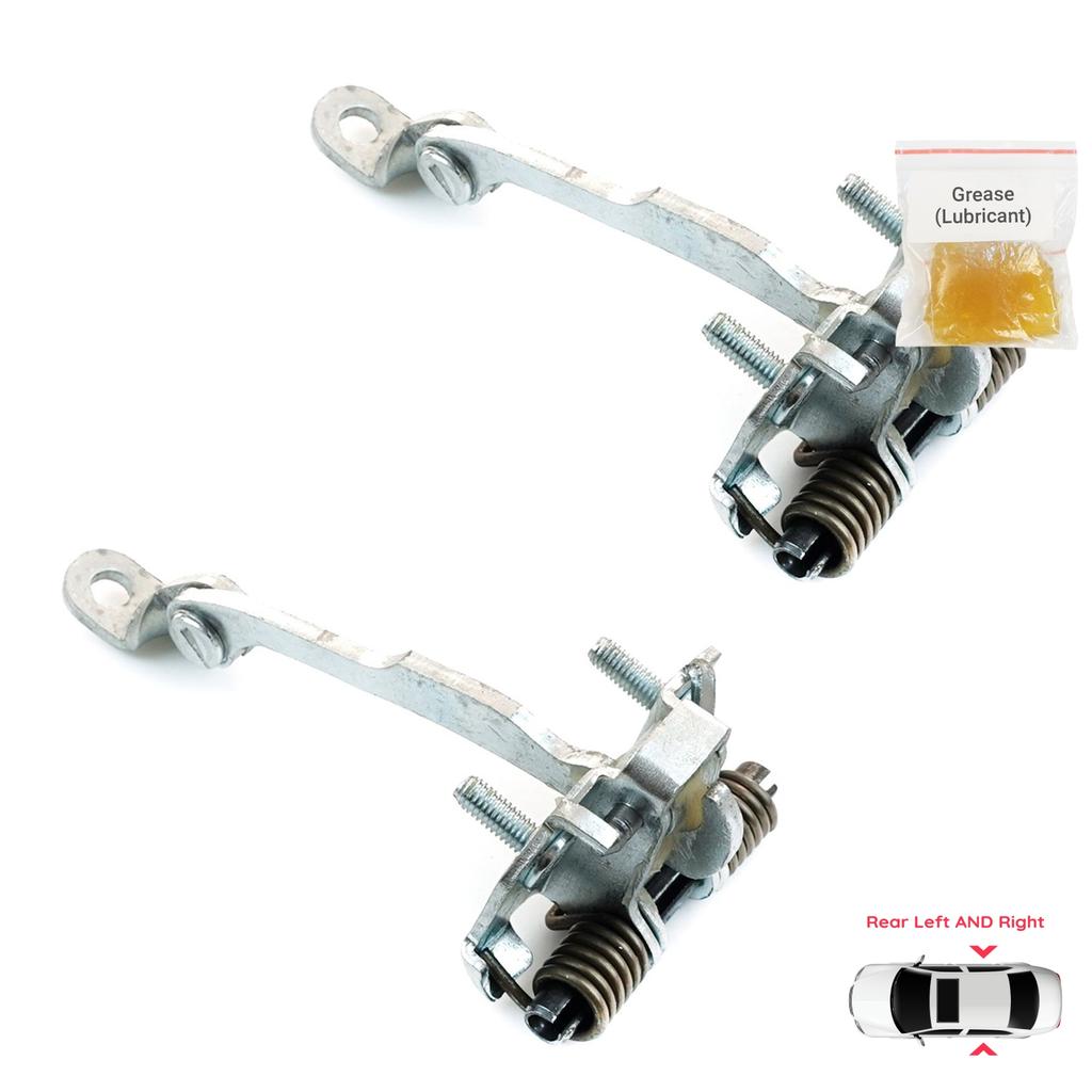 EDP787-1 2 Pieces Rear Left AND Right Door Catch Hinge Brake Stop Check Strap Limiter for Citroen C3 MK1 MK2 2002-2016 9181.L9